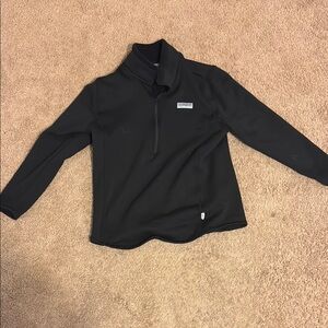 Black Quarter-Zip Pullover